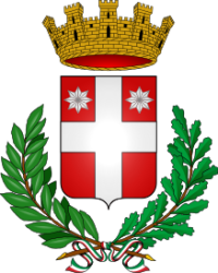 Stemma della città: scudo di rosso e croce d'argento